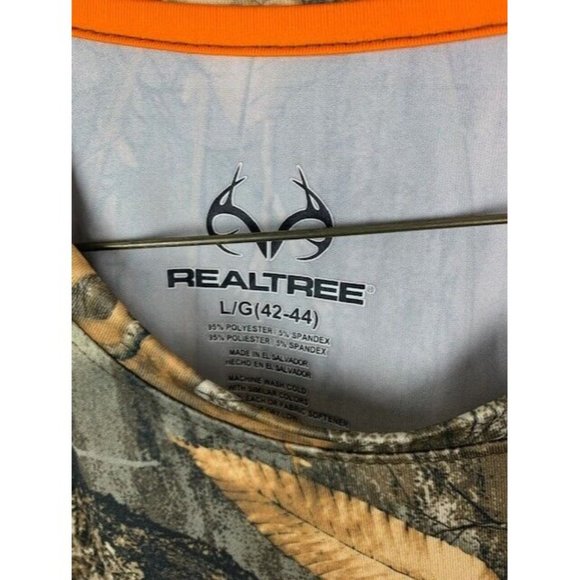 Realtree Size L Mens Long Sleeve Tee Shirt Camouflage - Picture 2 of 3
